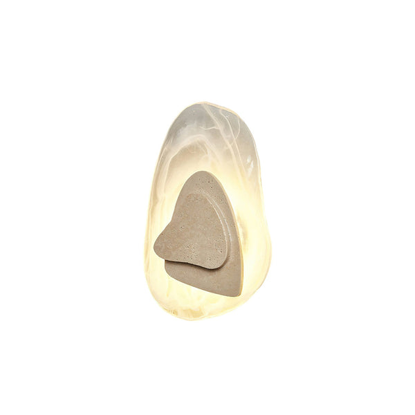 Zenorarae Glass Travertine Wall Lamp