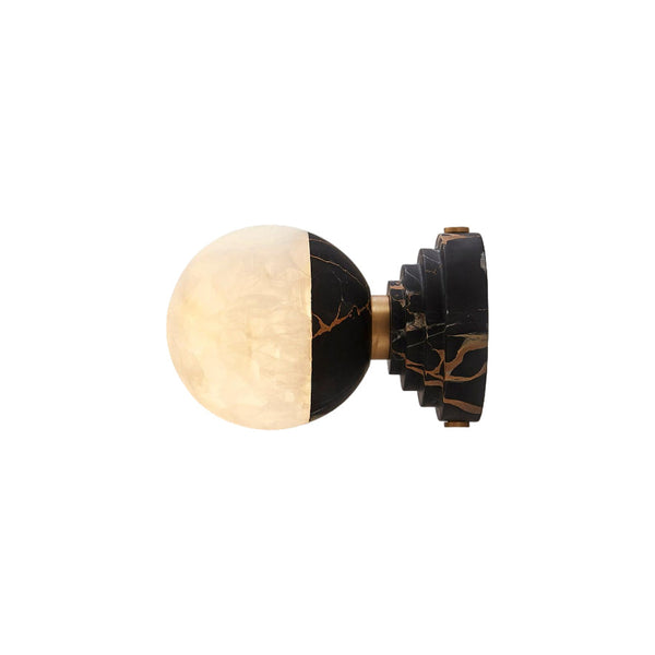 Nythee Brass Marble Wall Lamp
