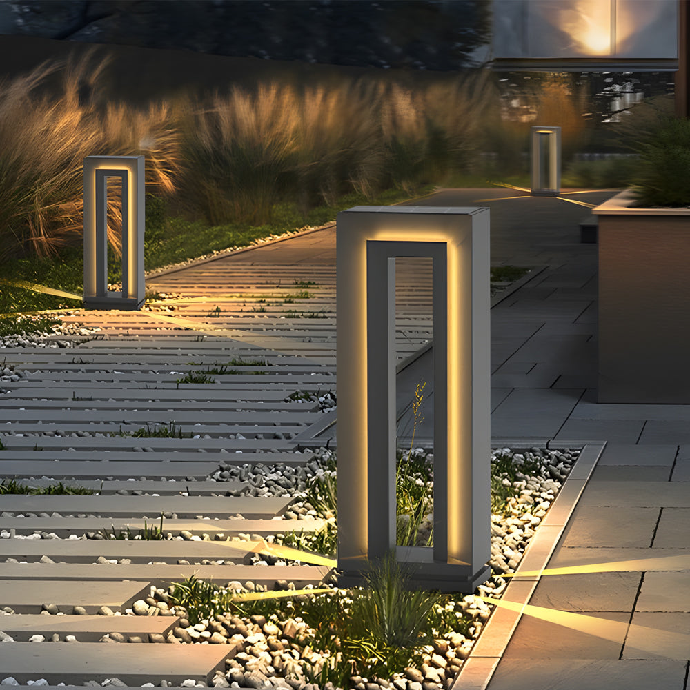 Ardisella Arch Modern Minimalist Steel Outdoor Lawn Lights