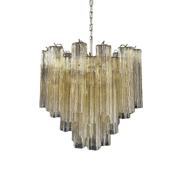 Fantastic Amber Tubes Chandelier