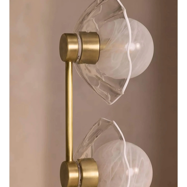 Brass Floor Lamp with Marble Base | CLPOBY028