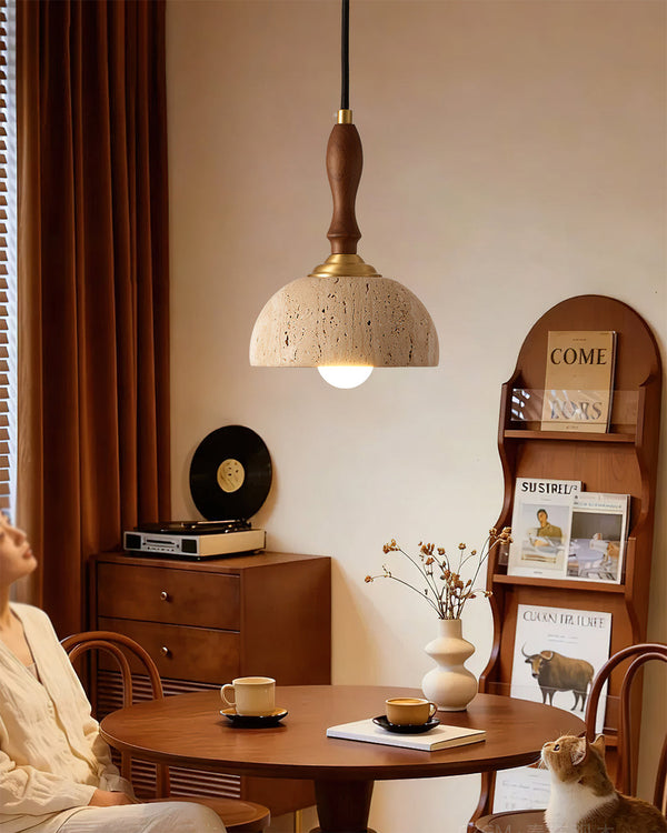 Seraraya Travertine Pendant Light
