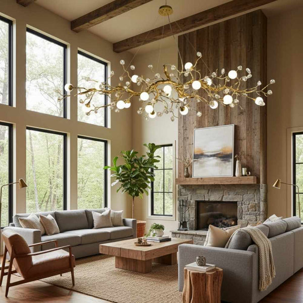 Orgi Statement Linear Branch Chandelier