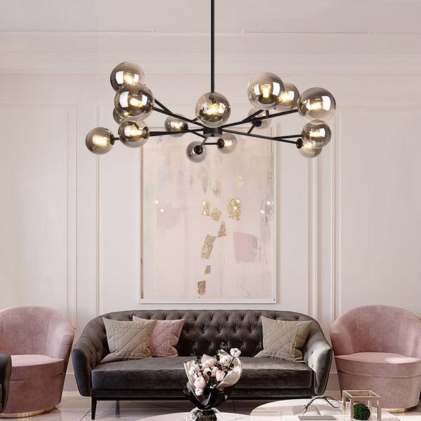 Seriva Modern Glass Chandelier