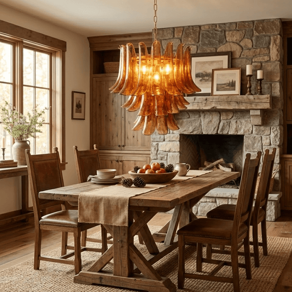 Emberwave Glass Chandelier