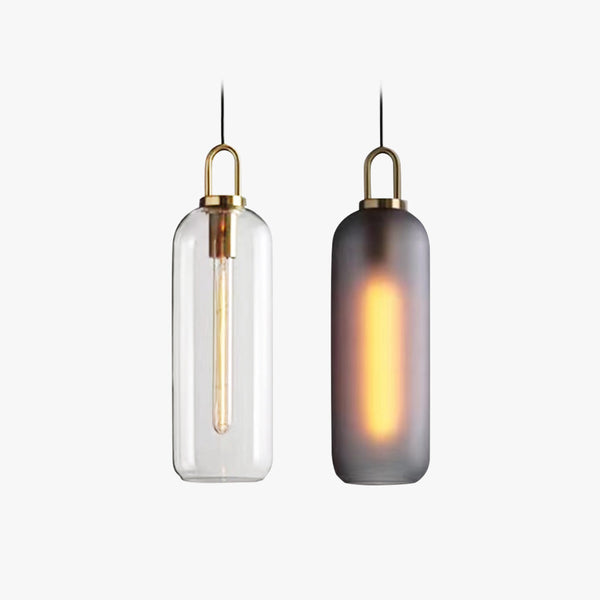 Modern Single Frosted Glass Light Pendant