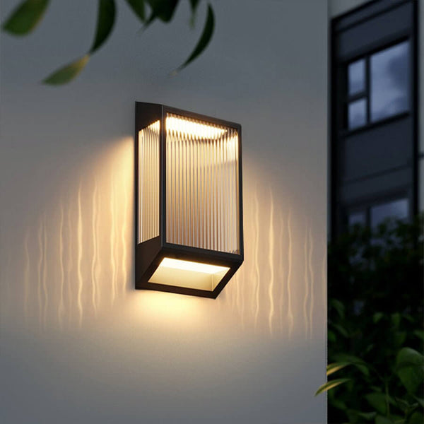 Rbin Stylish Vertical Ripped LED Outdoor Wall Light