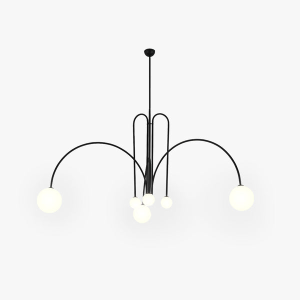 Monica Pendant Light Double Layer Glass Bubble