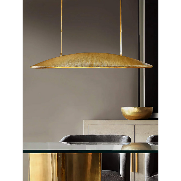 Linear Brass Pendant Light | CLMJU014