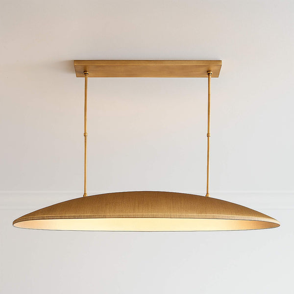 Linear Brass Pendant Light | CLMJU014