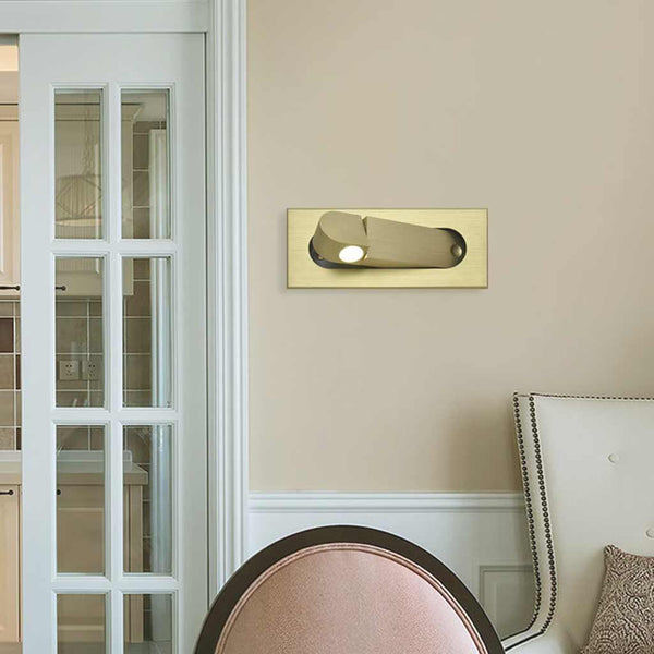 Wall Mounted Light Bed Lamp Minimalist Recessed Adjustable LED, 3 Colors