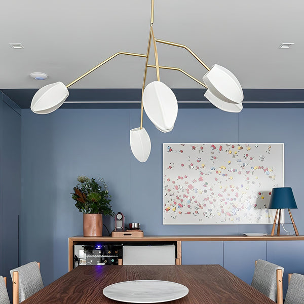 Evvinora Vintage Industrial Fabric Chandelier