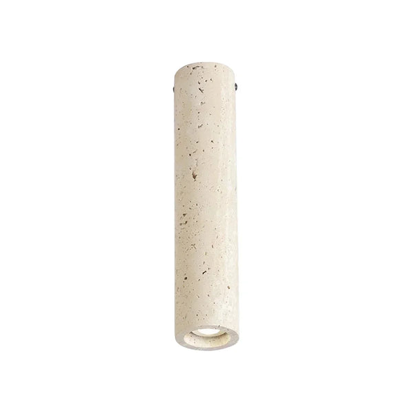 Wabi Sabi Cylinder Travertine Ceiling Lamp