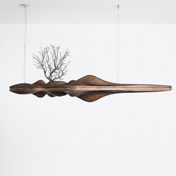 Linear Wood Chandelier | CL5685696