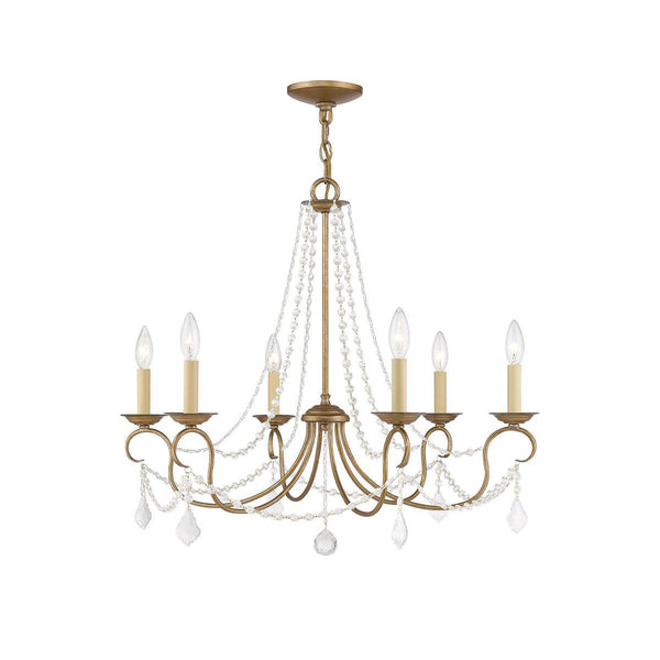Mysorarae Postmodern Luxury Brass Crystal Chandelier