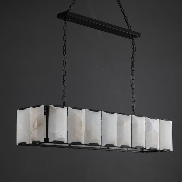 Linear Alabaster Chandelier | CLPORH022LB