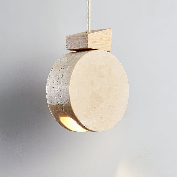 Tavaielle Pendant Light Geometry Travertine