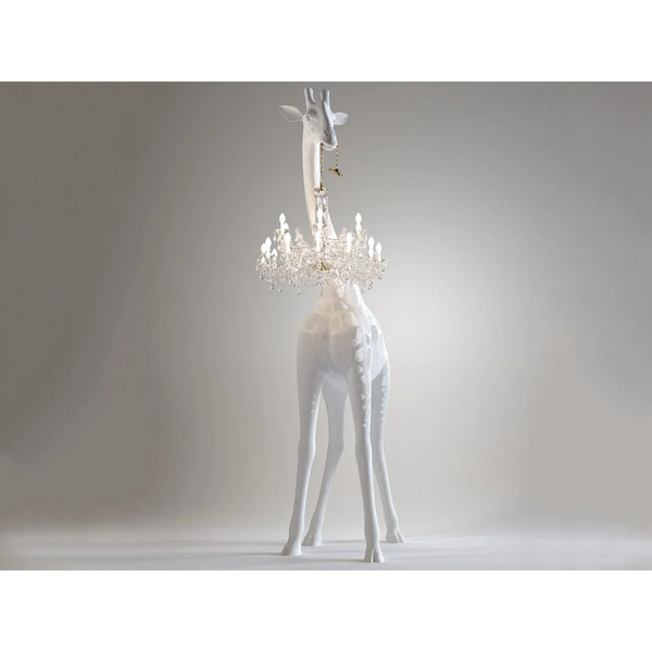 White Giraffe Lamp | Crystal Chandelier | CL025A