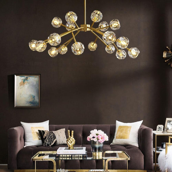 Polyhedron Crystal Round Chandelier