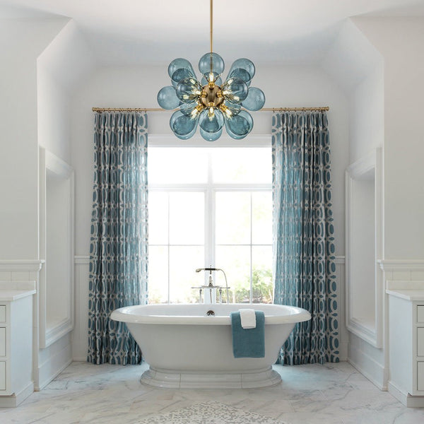 Orbis Contemporary Glass Chandelier