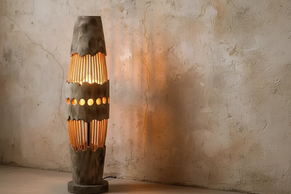 Handcrafted Japanese Wood Floor Lamp | CL8520147DR