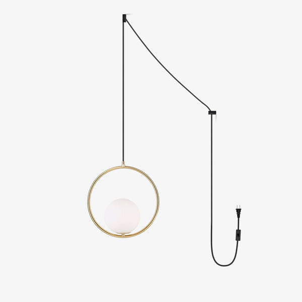 Caselora Modern Brass Pendant Light