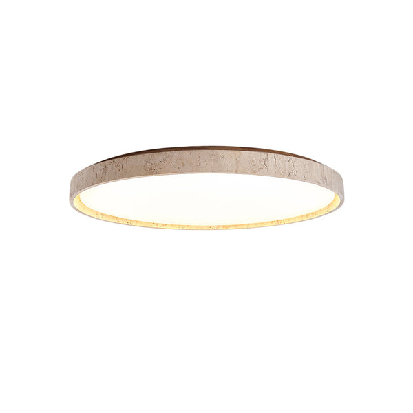 Symiror Round Travertine Ceiling Lamp
