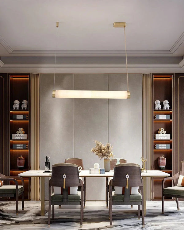 Alabaster Strip Pendant Lights