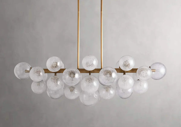 Sillam Linear Brass Chandelier | CLKRH085
