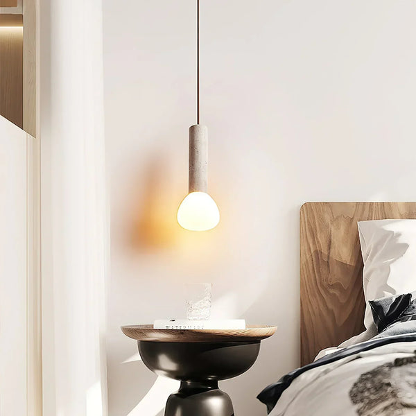 Matchstick Travertine Pendant Lamp