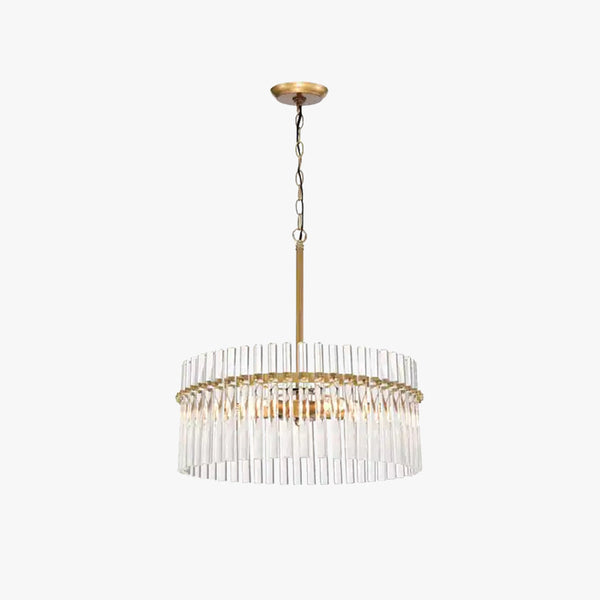 Kristy Modern Ring LED Pendant Lights Clear Glass Brass Living Room/Badroom