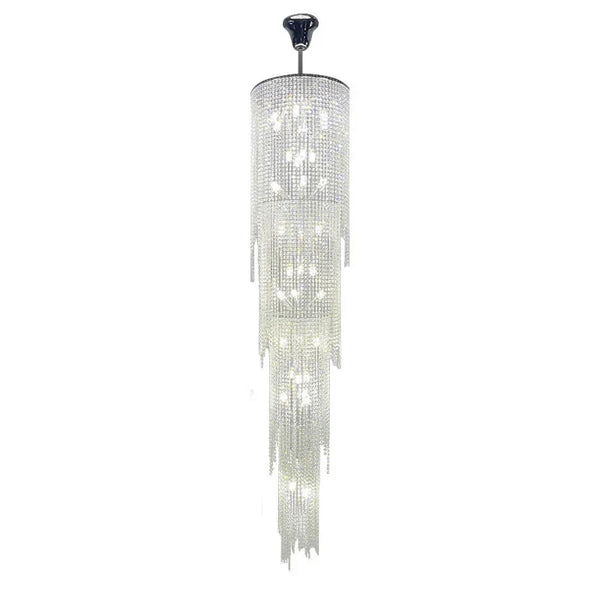 Kyra Real Crystal Staircase Chandelier