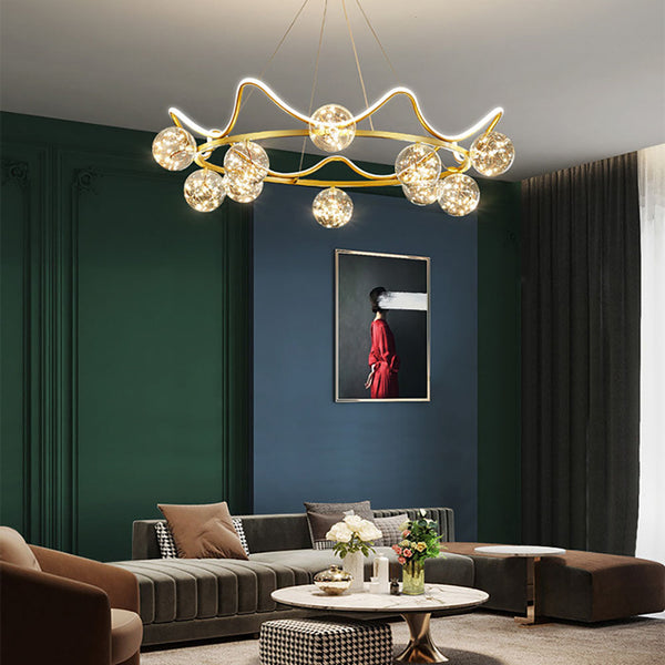 Arisha Nordic Creative Star Pendant Light Metal Living Room/Restaurant