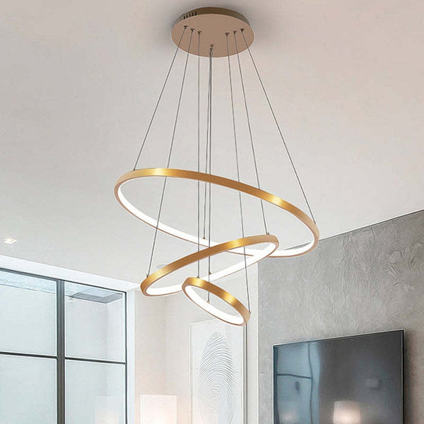 Minimalist Circular Pendant Light for Dining Room