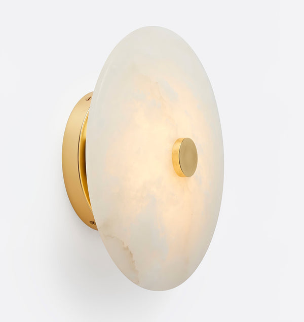 Jarnbruvyn Modern Brass Alabaster Ceiling Lamp