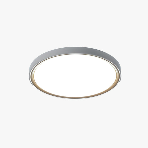 Arisha Minimalist Round/Square Metal/ Flush Mount Ceiling Light, Gold