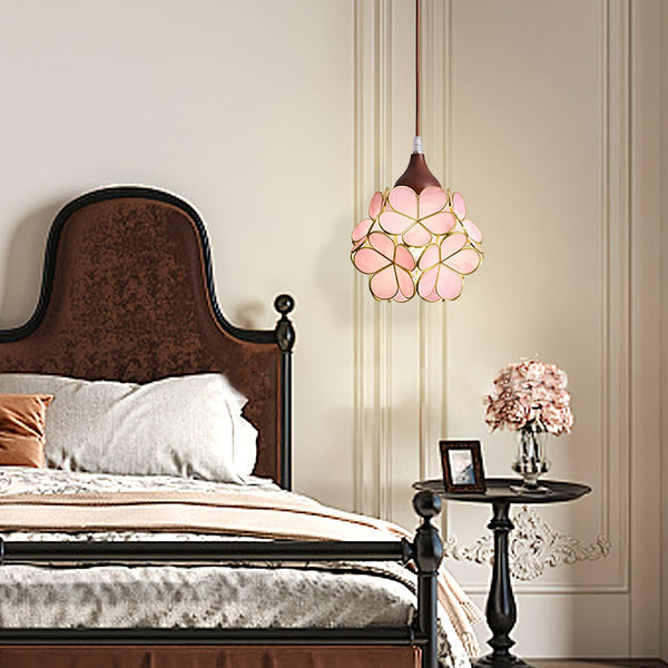 Velina Pink Petal Pendant Light
