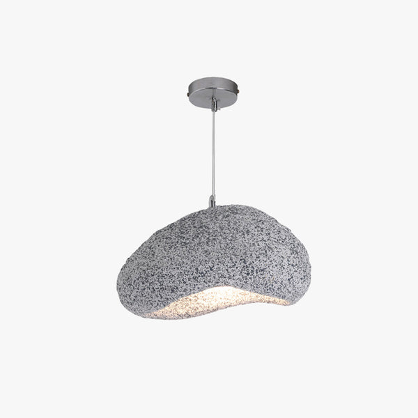 Avi Wabi Sabi Bread Shape Resin Pendant Light, 2 Color