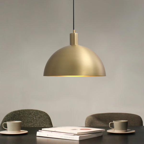 Modern 1 Light Single Dome Pendant light