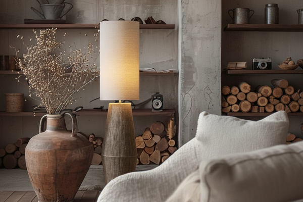 Palestrina Floor Lamp | Hemp & Linen | CLHJAWP48
