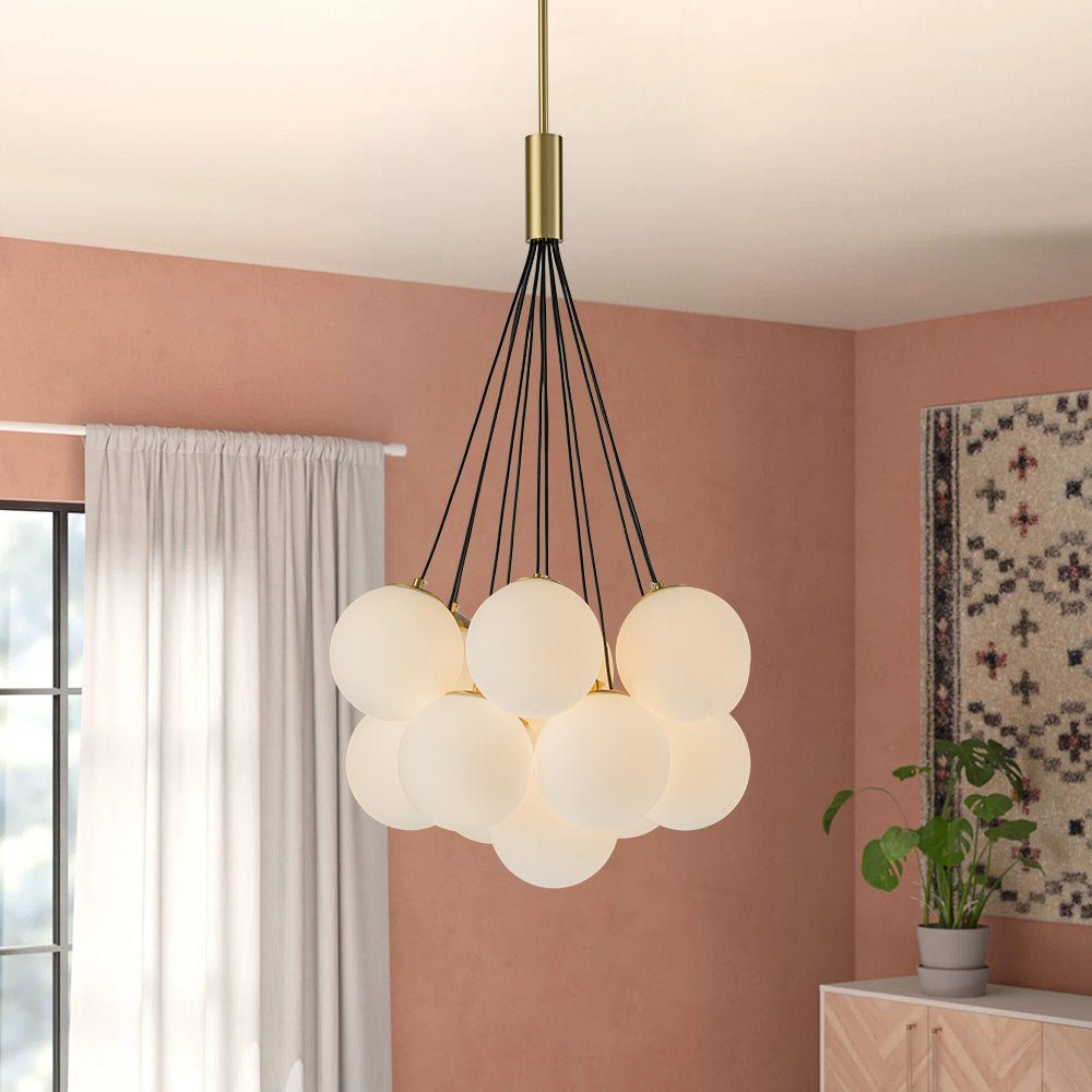 Mjuka Cloud Style Opal Glass Chandelier Pendant Light