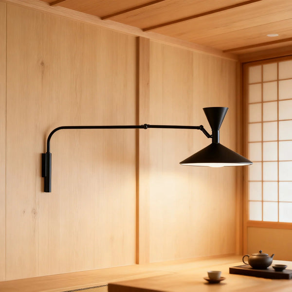 Modern Simple Swing Arm Wall Lamp