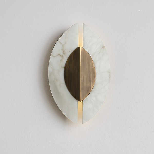 Alabaster Wing Wall Sconce | CLMARBCF05