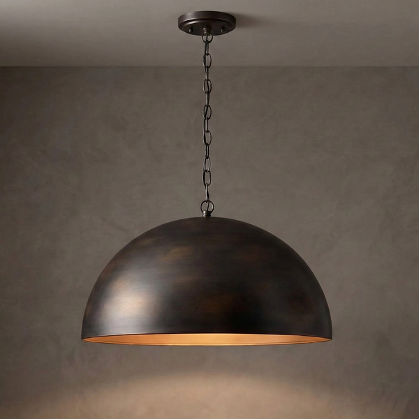 Dome Pendant | Black, Bronze or Brass | CLSS8500B