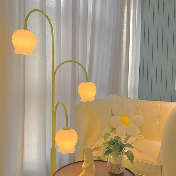 Bell Orchid Floor Lamp