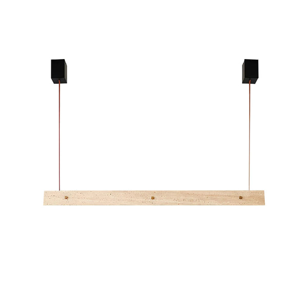Linear Tile Travertine Pendant Lamp
