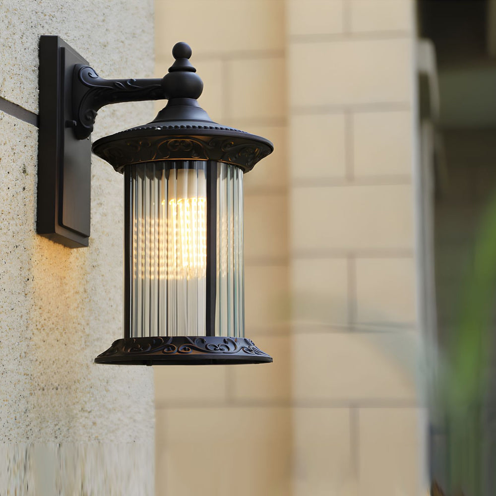 Oriienne Coffee Gold Vintage Outdoor Wall Lights