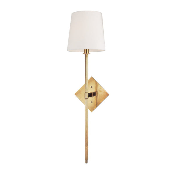 Kismet Brass Fabric Wall Lamp