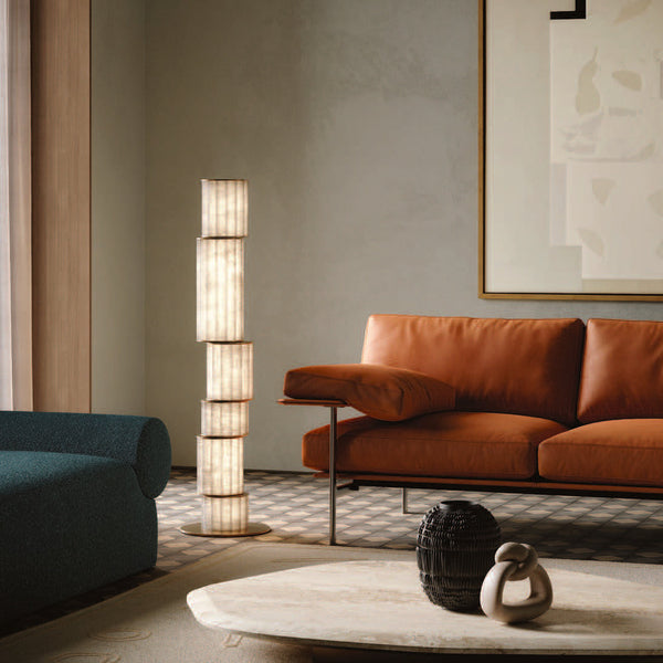 Durell Alabaster Floor Lamp