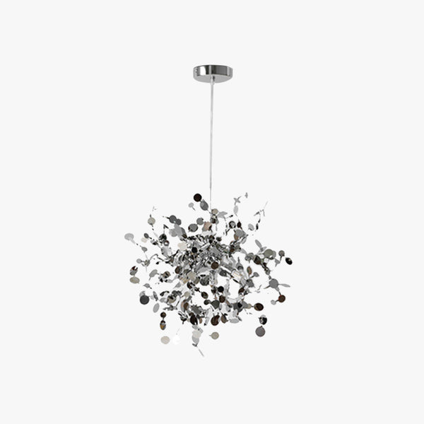 Olivia Artsy Classy Cluster Fireworks Pendant Light, Stainless steel